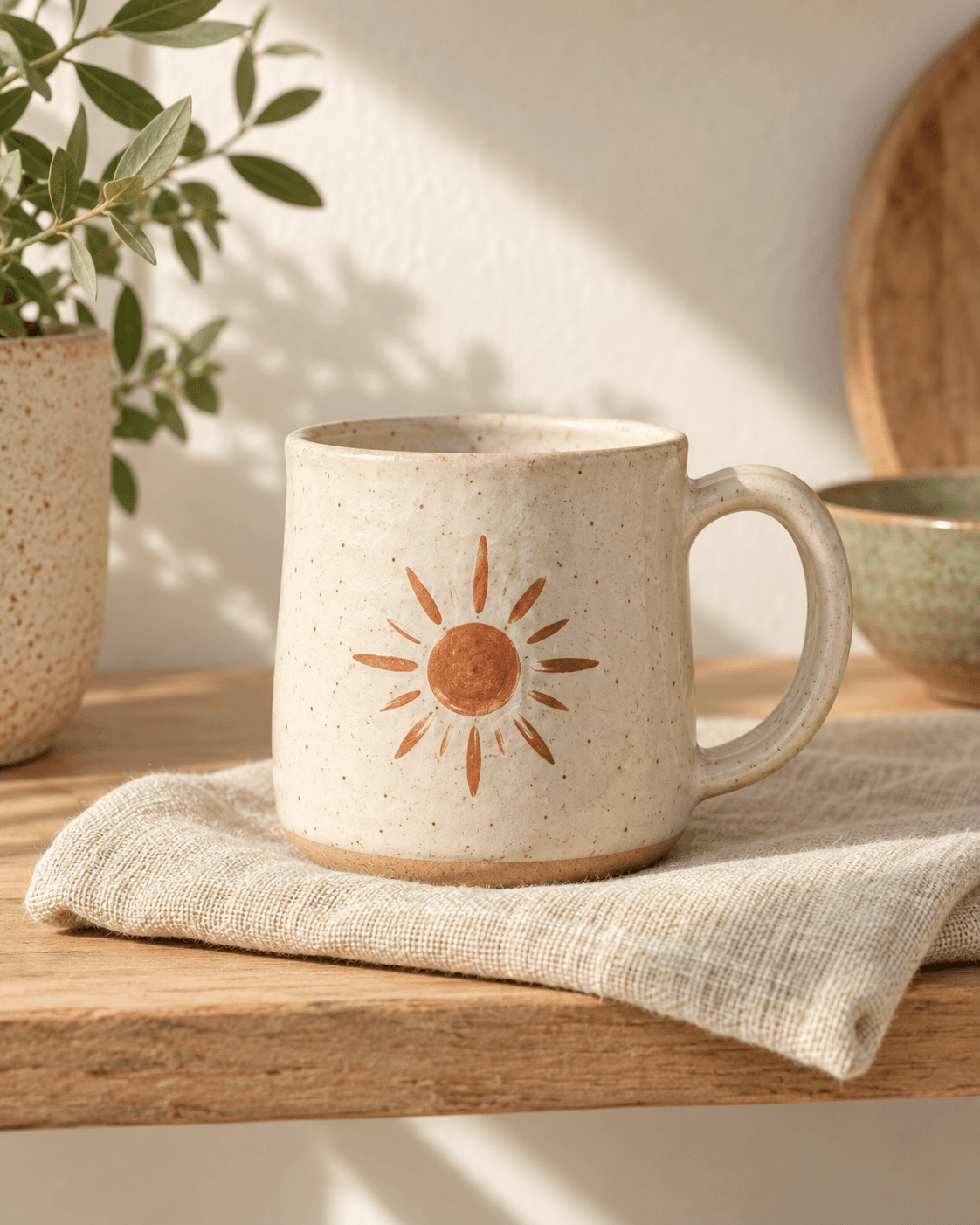 Handmade ceramic mug
