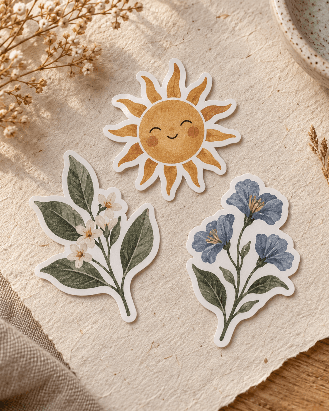 Botanical sticker pack